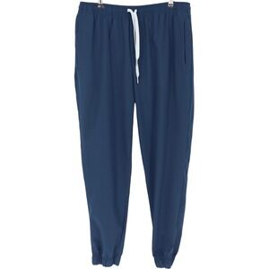Cove Navy Joggers with White Drawstring